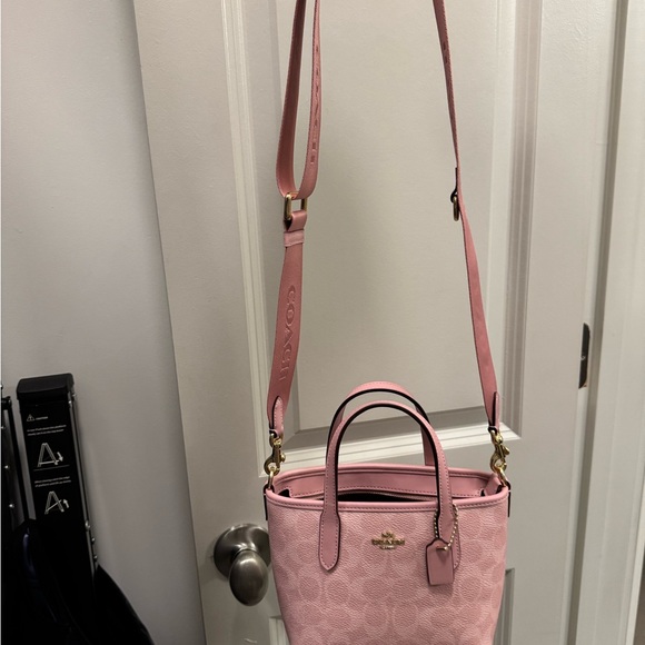 Coach Pink City Mini Tote Bag - Picture 5 of 7